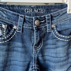 Grace Women's Denim Boot Cut Jeans